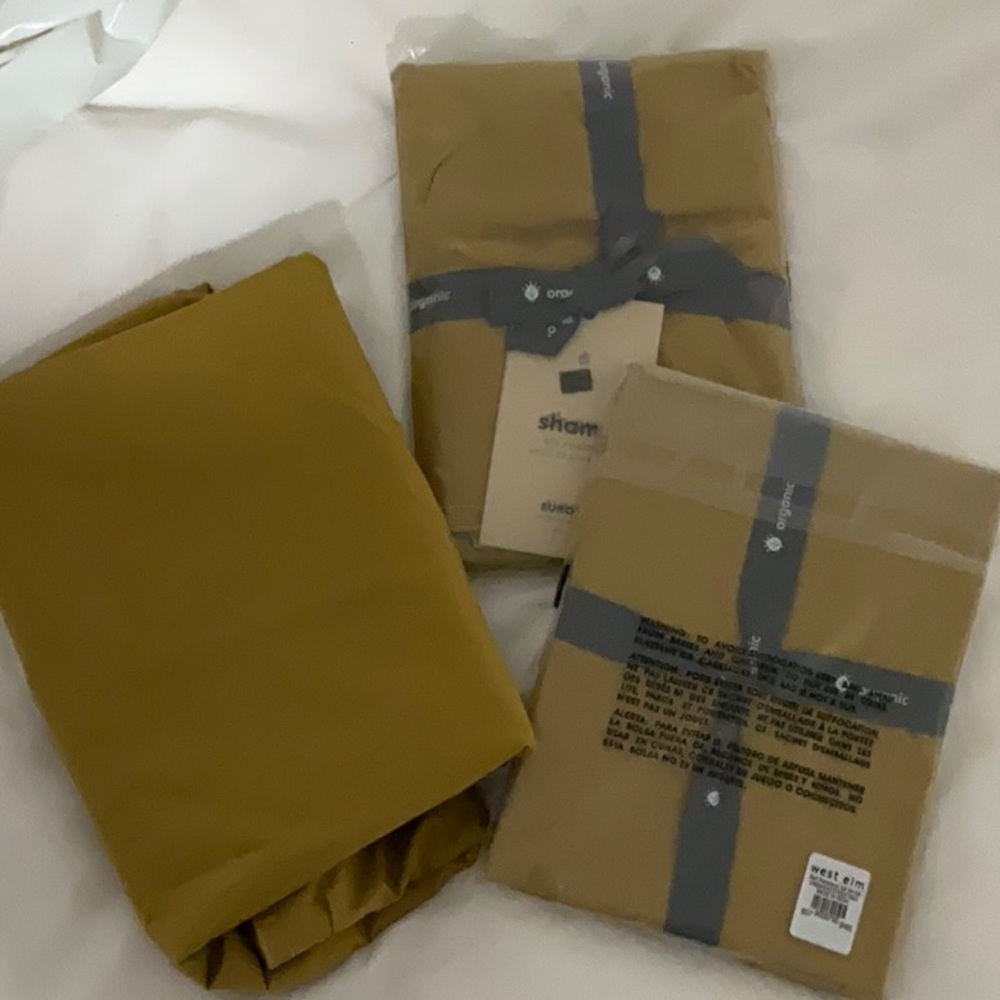 West Elm Euro Sham Covers